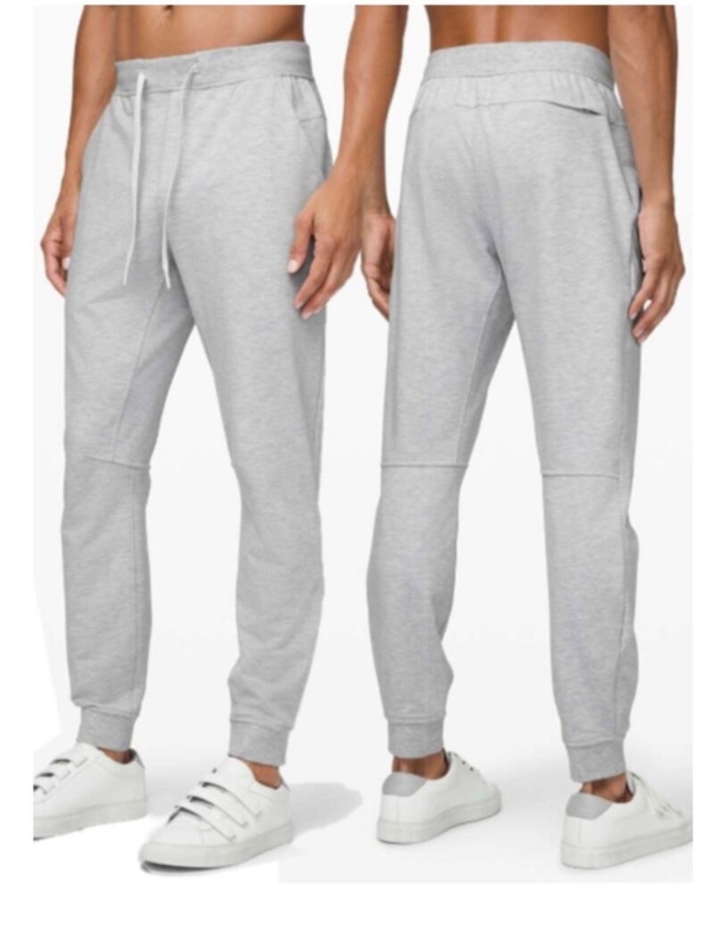 Lululemon City Sweat Jogger Light Grey Size Xl 29”
